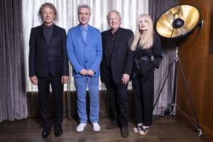 Talking Heads in Toronto, 2023 (Left to right: Jerry Harrison, David Byrne, Chris Frantz, Tina Weymouth)